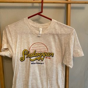 Sheboygan t-shirt.